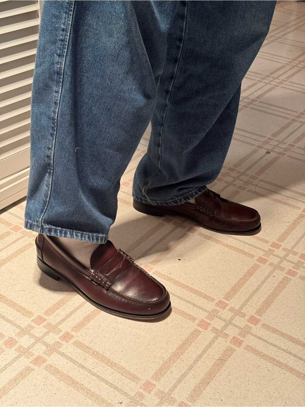 Florsheim Burgundy Penny Loafers 9.5 - Picture 13 of 16